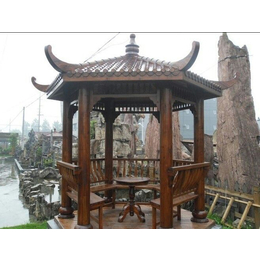 南通六角涼亭-織彩園林工程-古建涼亭